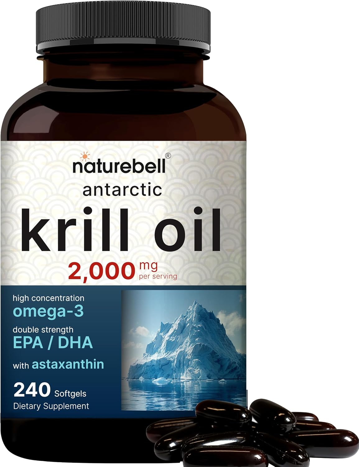 KRILL OIL ANTARTIC NATUREBELL 2000 MG 240 CAPSULAS BLANDAS