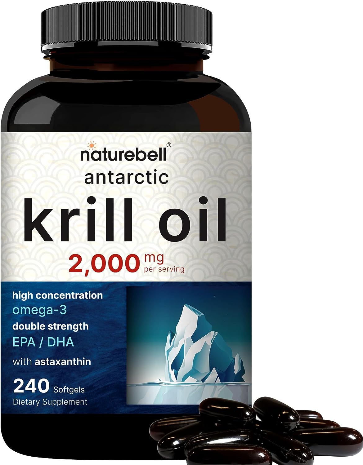 KRILL OIL ANTARTIC NATUREBELL 2000 MG 240 CAPSULAS BLANDAS