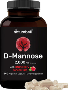 D MANOSA 2000 MG CON CRANBERRY CONCENTRADO 40 MG  240 CAPSULAS NATUREBELL