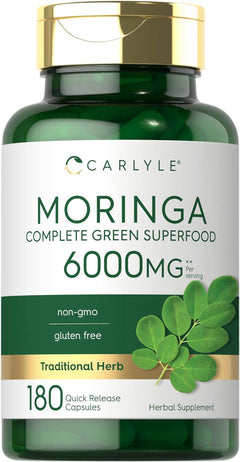 MORINGA CARLYLE 6000 MG 180 CAPSULAS NO GMO