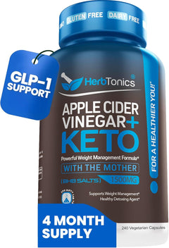 KETO ACV 1500 MG HERBTONICS  240 CAPSULAS VEGANO