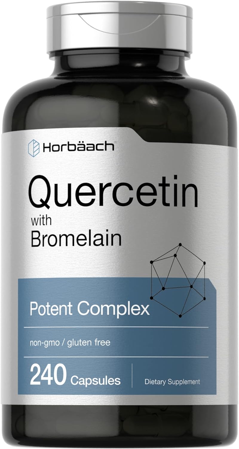 QUERCETINA CON BROMELINA HORBAACH 580 MG 240 CAPSULAS SIN GMO