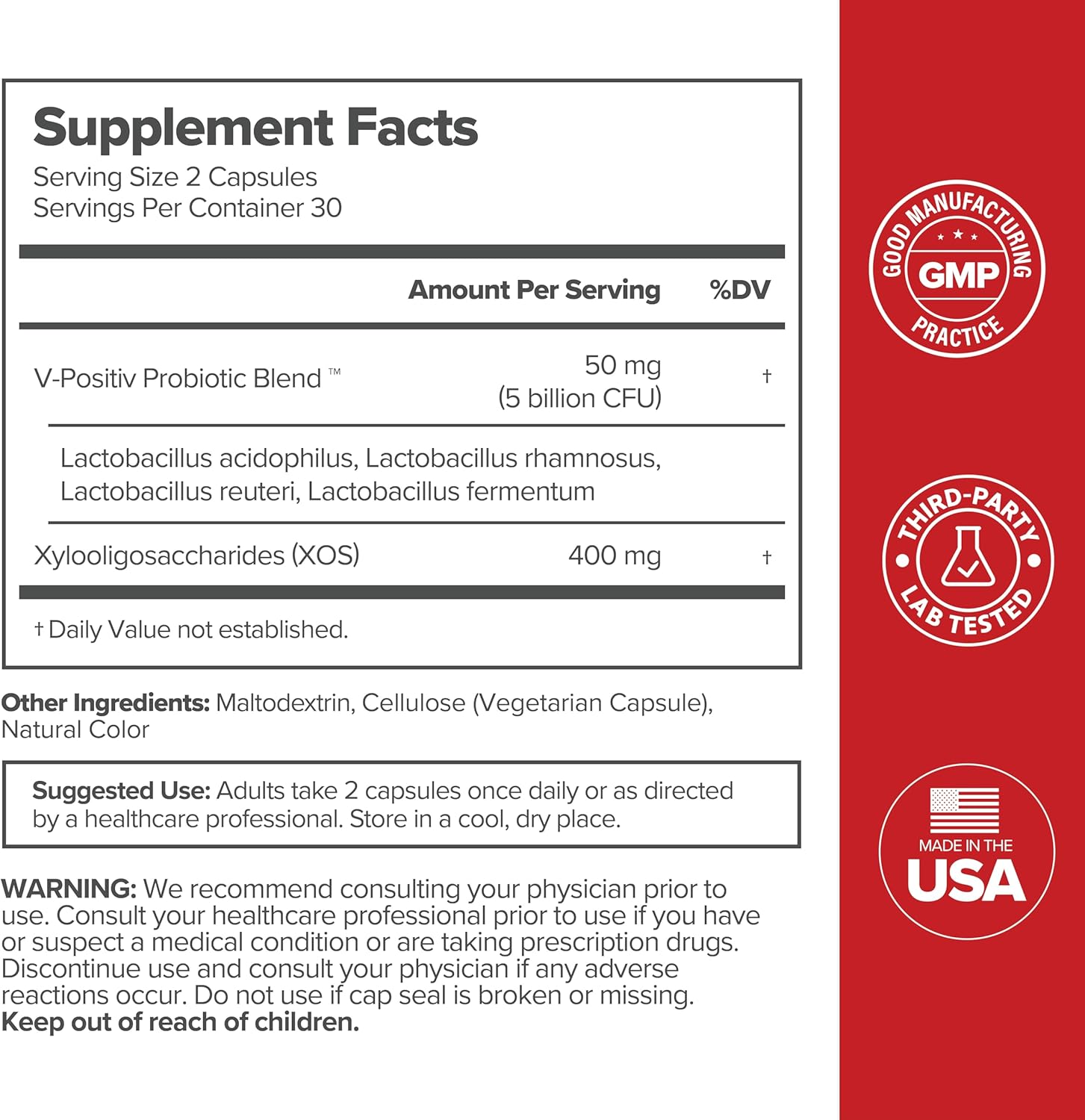 URO PROBIOTICOS PARA MUJERES 60 CAPSULAS VEGANO NO GMO
