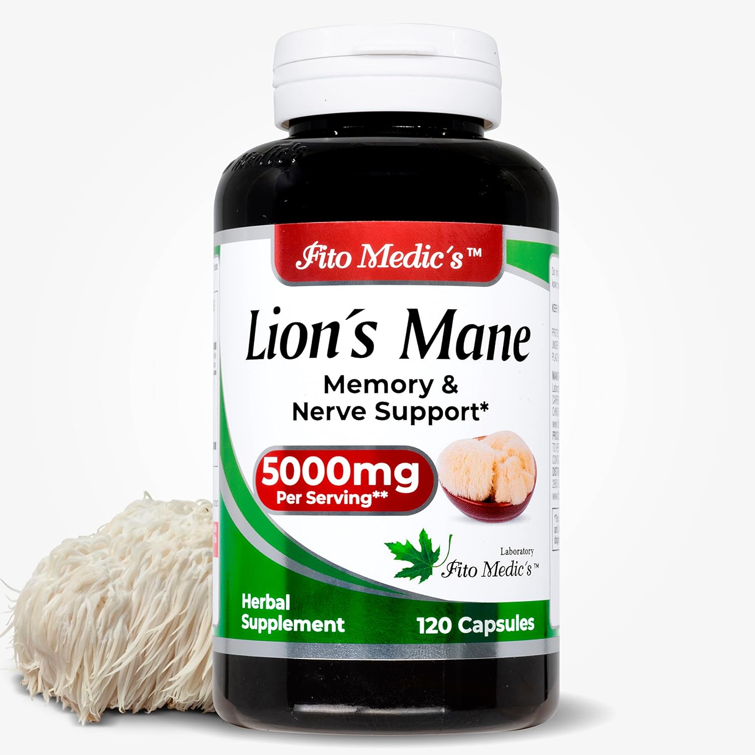 MELENA DE LEÓN 5000 MG 120 CÁPSULAS FITO MEDICS LION'S MANE