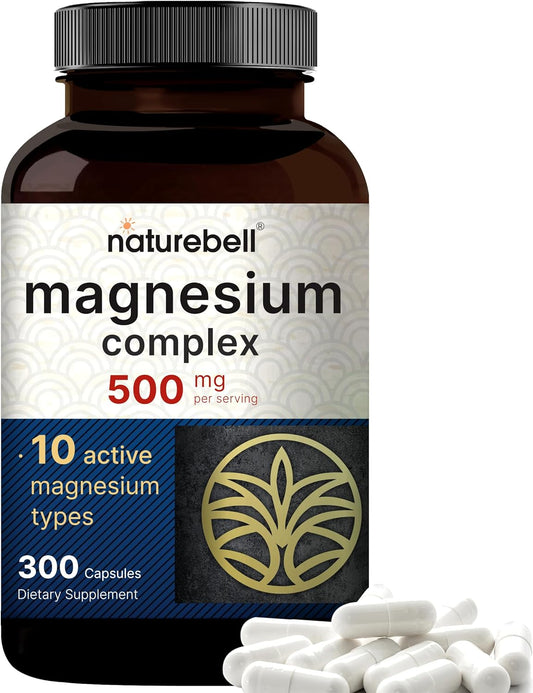 MAGNESIO COMPLEX 10 EN 1 500 MG 300 CAPSULAS NATUREBELL