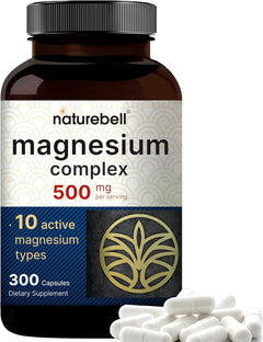 COMPLEJO DE MAGNESIO 10 EN 1 NATUREBELL 500 MG 300 CAPSULAS