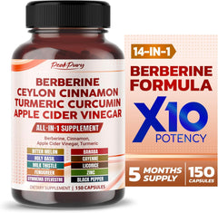 BERBERINA COMPLEX 515 MG 150 CAPSULAS NO GMO PEAK PURY