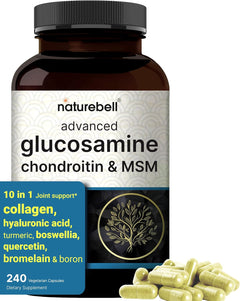 GLUCOSAMINA 1500 MG 10 EN 1 NATUREBELL 240 CAPSULAS NO GMO