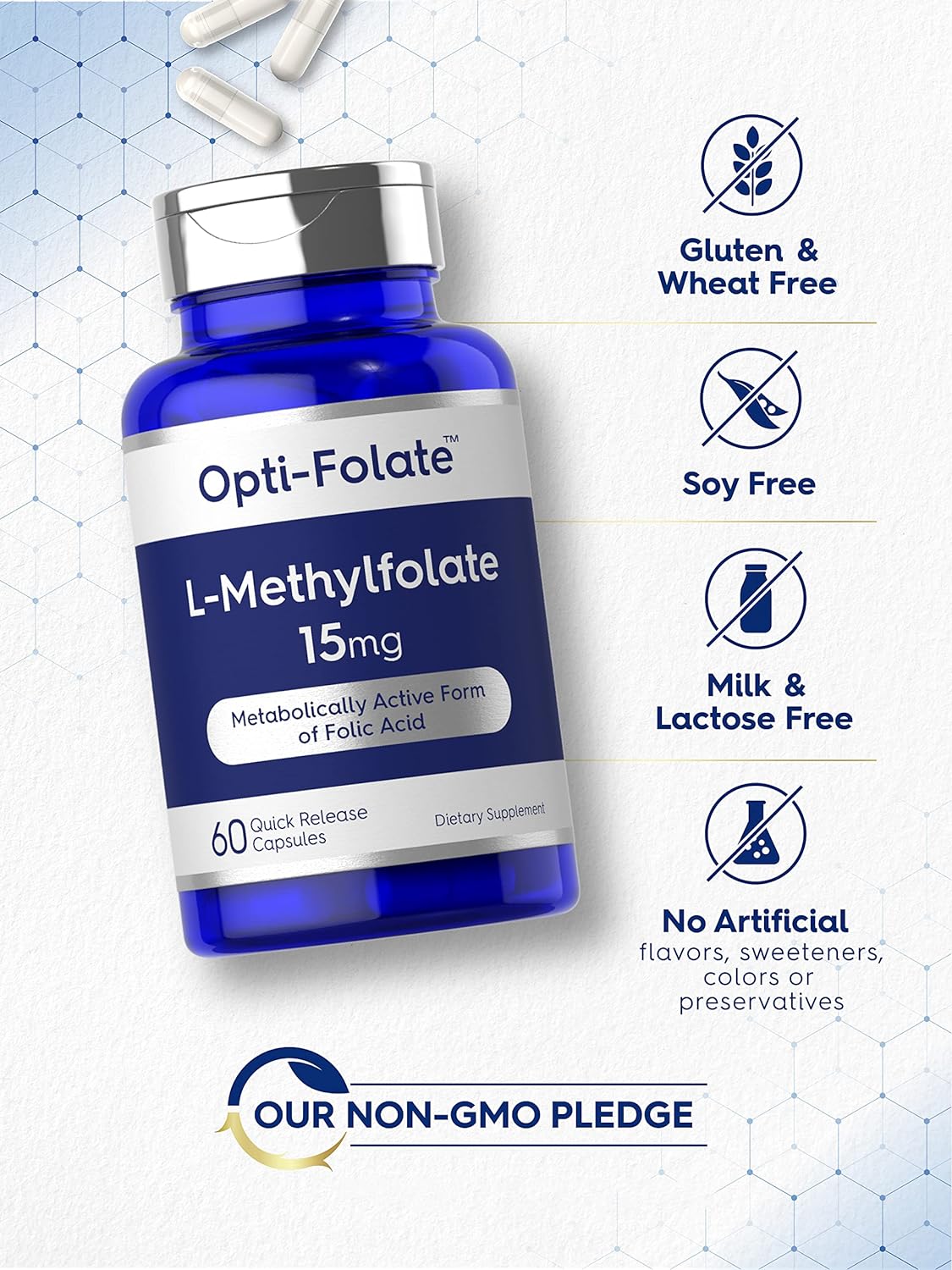 METILFOLATO CARLYLE 15 MG 60 CAPSULAS