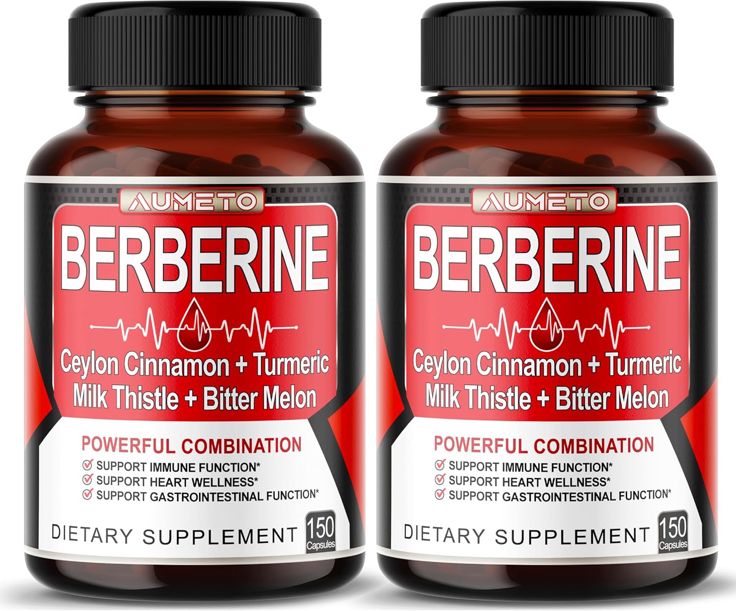 COMPLEJO DE BERBERINA 13,100 MG  AUMETO 150 CAPSULAS NO GMO