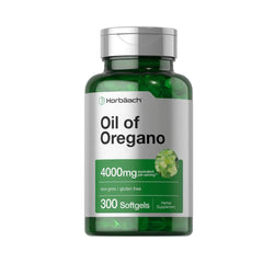 ACEITE DE OREGANO HORBAACH 4000 MG 300 CAPSULAS BLANDAS SIN GMO