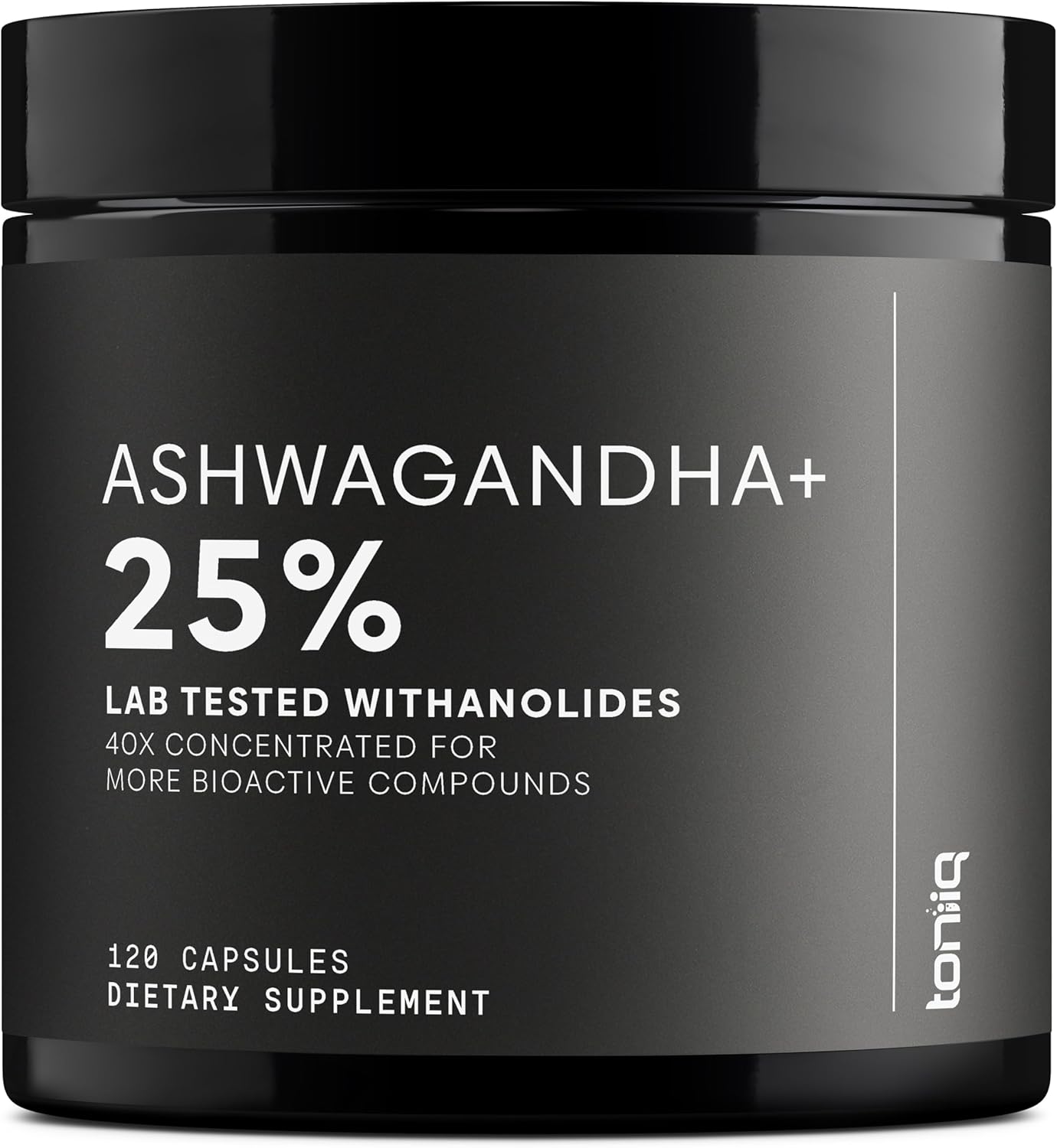 ASHWAGANDHA  1,300 MG + PIMIENTA NEGRA 10 MG 120 CAPSULAS TONIIQ BLACK PEPPER