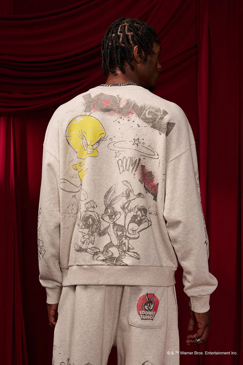 5256 - Looney Tunes Graffiti Crewnecks