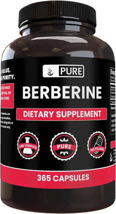 BERBERINA  1440 MG 365 CAPSULAS VEGANO PURE ORGANIC