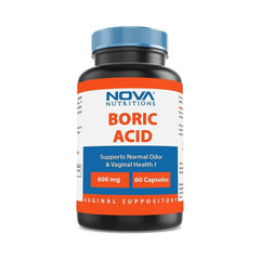 ACIDO BORICO 600 MG 60 CAPSULAS NOVA NUTRITIONS