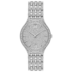 Bulova Women's Silver Crystals 32mm Stainless Steel Watch 96L243