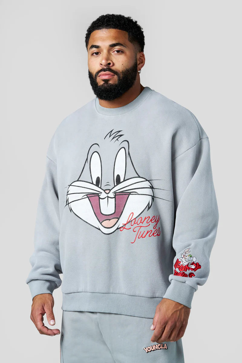 5255 - Looney Tunes Face Crewnecks