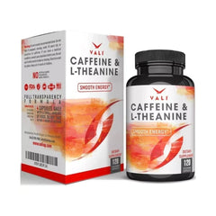 CAFEINA 50 MG CON TEANINA 100 MG 120 CAPSULAS SIN GMO VALI