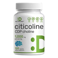 CITICOLINA CDP COLINA DEAL SUPPLEMENTS 1000 MG 120 CASPULAS SIN GMO