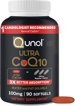 COENZIMA Q10 ULTRA 100 MG UBIQUINOL COQ10 90 CAPSULAS VEGETALES QUNOL