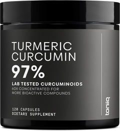 CURCUMA PURA TONIIQ 1,200 MG 120 CAPSULAS TURMERIC