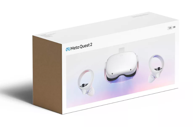 Meta Quest 2: Advanced All-In-One Virtual Reality Headset - 128GB