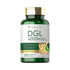 DGL LICORINE EXTRACT EXTRACTO DE REGALIZ CARLYLE 4000 MG 200 CAPSULAS