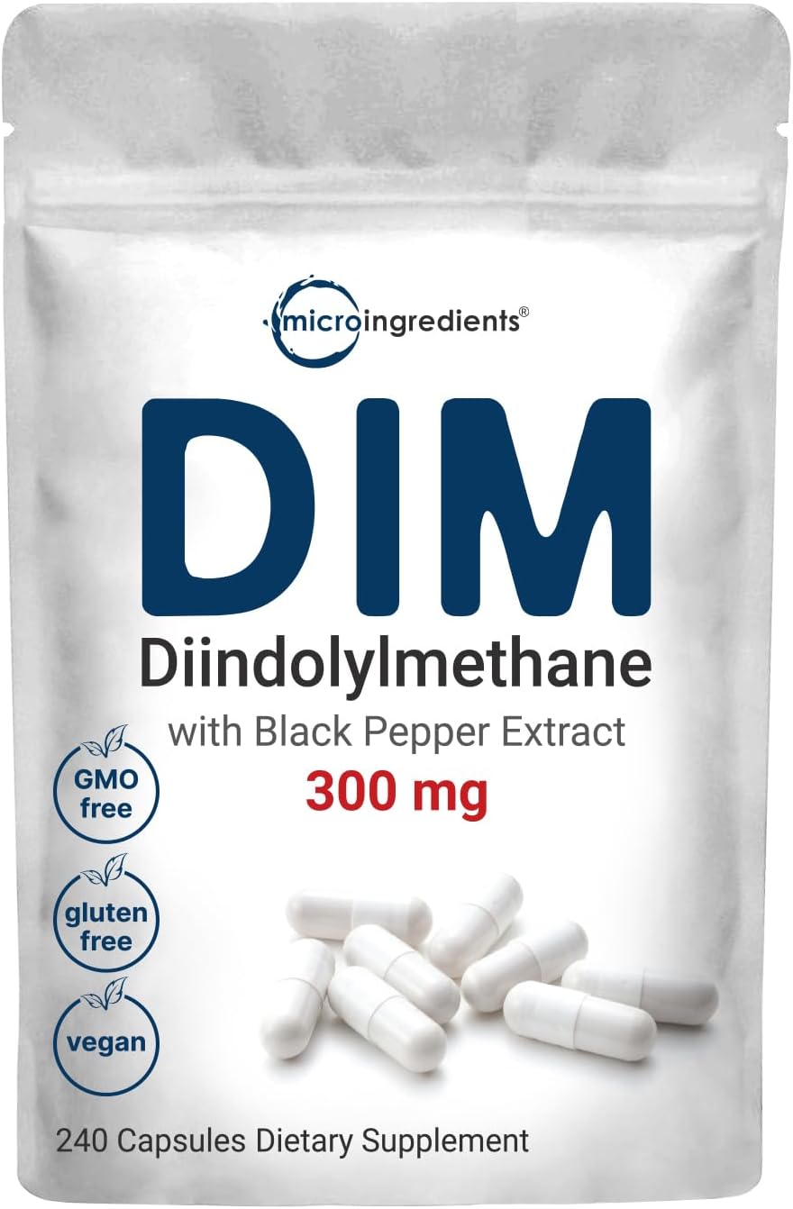 DIM CON EXTRACTO DE PIMIENTA NEGRA 300 MG 240 CAPSULAS MICROINGREDIENTS