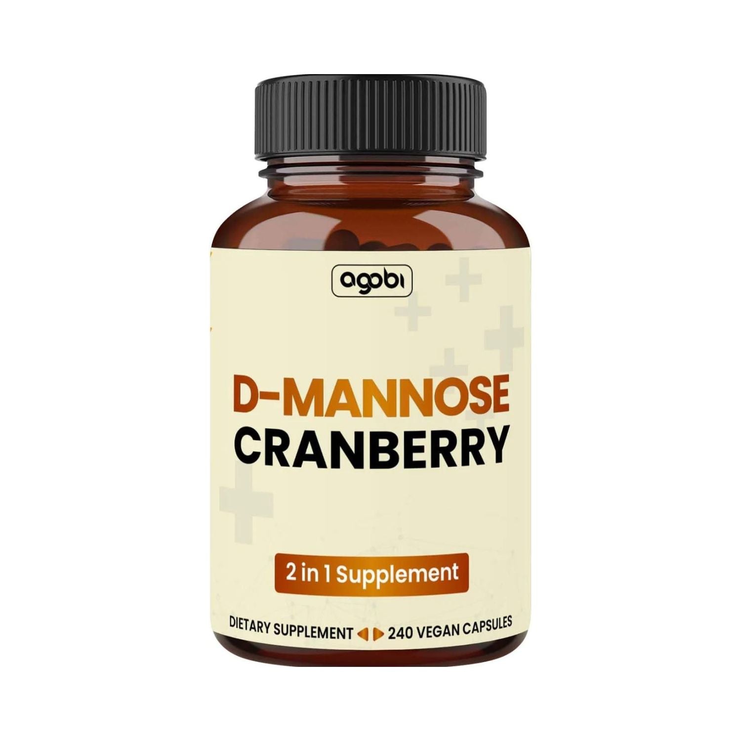 D MANNOSE 1300 MG CON ARÁNDANO 200 MG 240 CAPSULAS SIN GMO VEGANO AGOBI