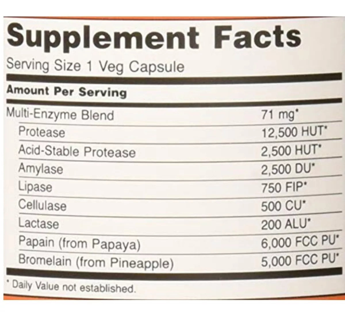 ENZIMAS DIGESTIVAS NOW 240 CAPSULAS