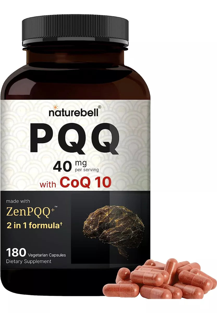 PQQ CON COQ 10 NATUREBELL 40 MG 180 CAPSULAS