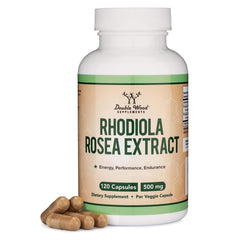 RHODIOLA ROSEA DOUBLE WOOD 500 MG 120 CAPSULAS