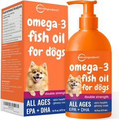 FISH OIL OMEGA 3 PARA PERROS Y GATOS MICROINGREDIENTS 473 ML NO GMO