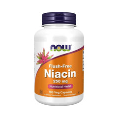 NIACINA FLUSH FREE NOW 500 MG CON INOSITOL 135 MG 180 CAPSULAS VEGETALES VEGANO