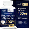 GLICINATO DE MAGNESIO 400 MG 270 TABLETAS SIN GMO VEGANO PURELY HOLISTIC