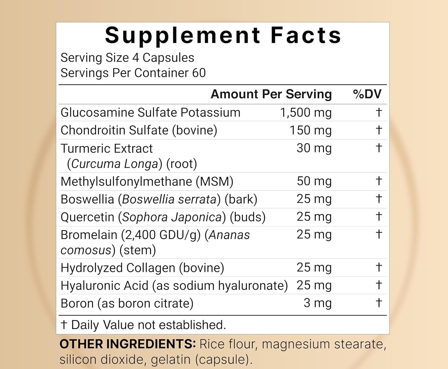GLUCOSAMINA 1500 MG 10 EN 1 NATUREBELL 240 CAPSULAS NO GMO