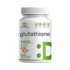 GLUTATHIONE GLUTATION 1,000 MG CON VITAMINA C 500 MG 60 CAPSULAS DEAL SUPPLEMENTS