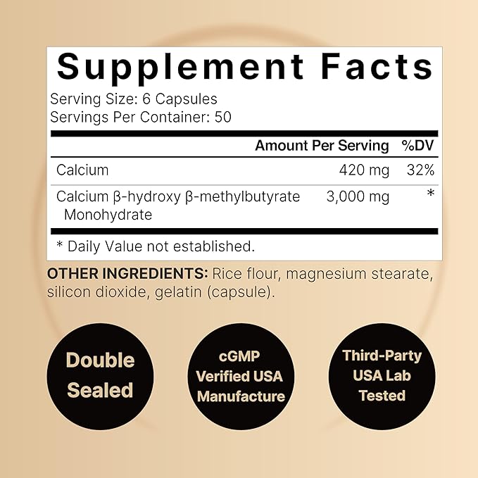 HMB NATUREBELL 3000 MG 300 CAPSULAS
