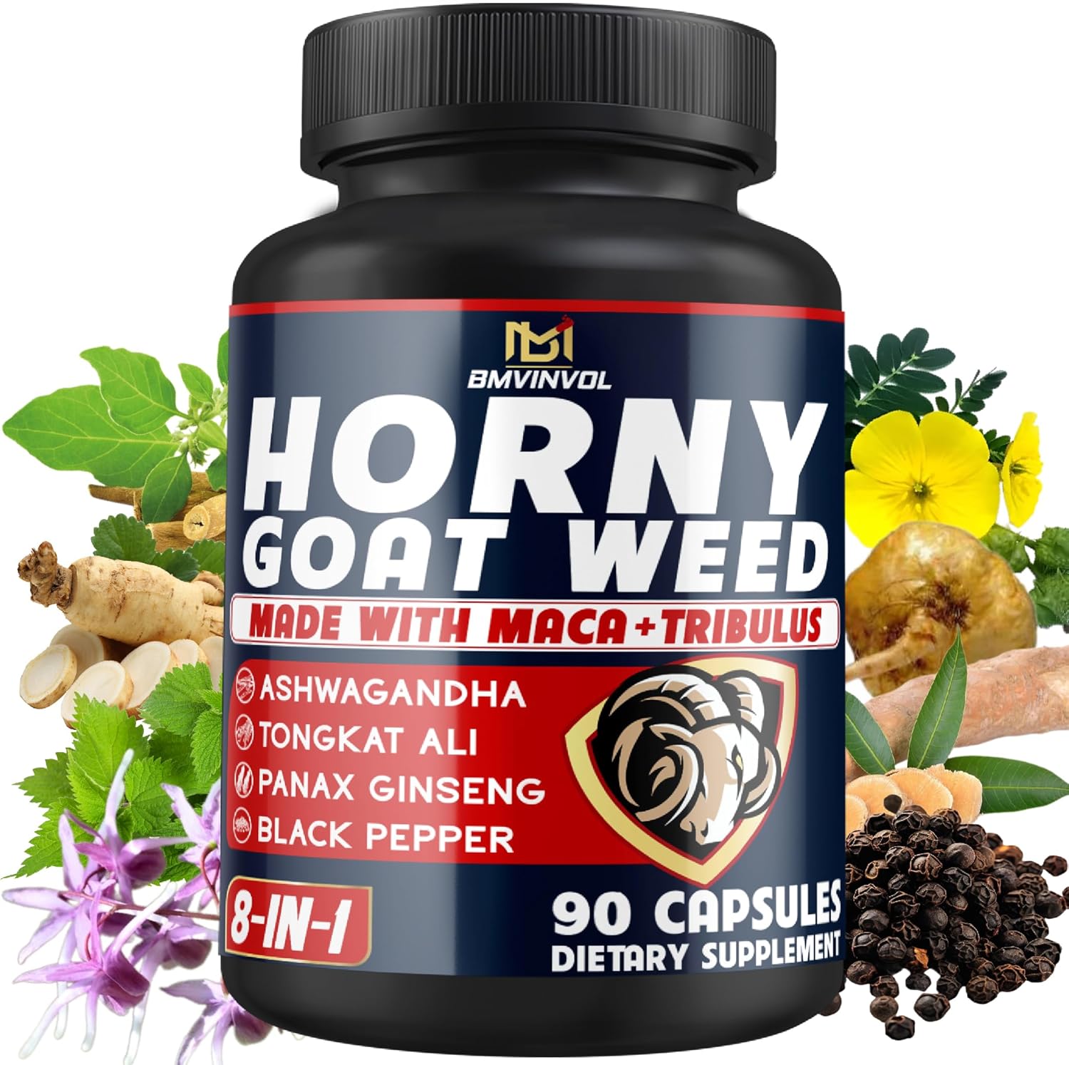 HORNY GOAT WEED 7000 MG 180 CAPSULAS BMVINVOL