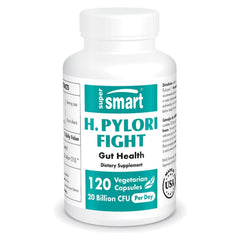 H PYLORI FIGHT 20 BILLONES CFU 120 CAPSULAS VEGETALES VEGANO SIN GMO SUPER SMART