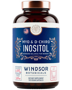 MYO DCHIRO  INOSITOL 2000 MG 120 CAPSULAS WINDSOR VEGETALES VEGANO BOTANICALS