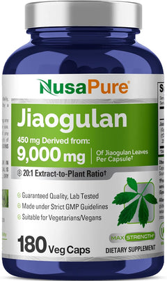 JIAOGULAN 9000 MG 180 CAPSULAS VEGETALES NUSAPURE