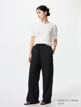 UNIQLO - Linen Blend Easy Pants Women | Pantalones de lino