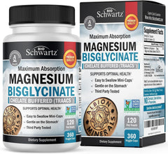 MAGNESIO BISGLICINATO CHELATE BUFFERED 72 MG 360 CAPSULAS BIO SCHWARTZ