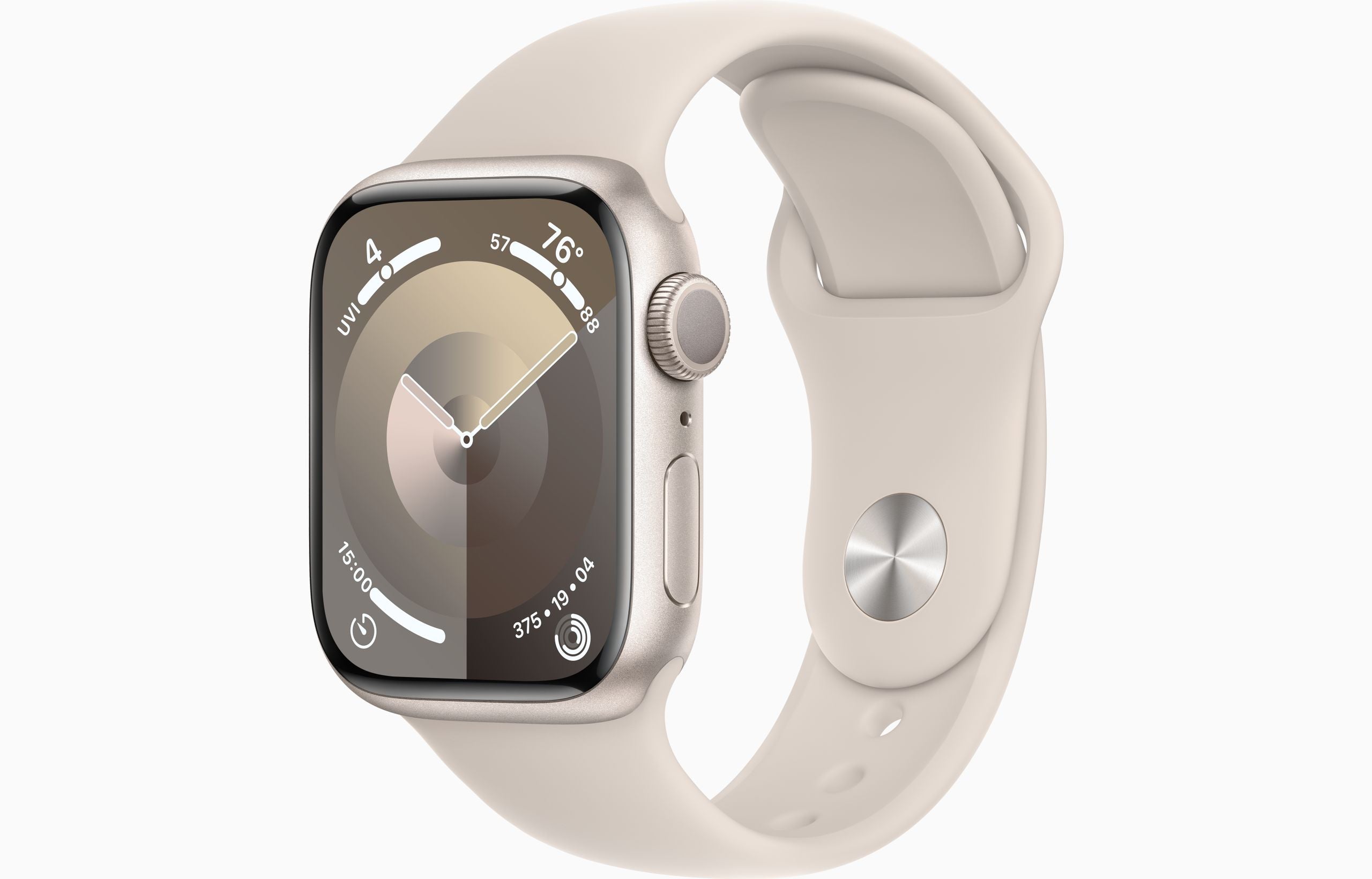 Apple Watch Series 9 - 41 mm - GPS- Aluminum Starlight