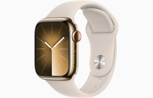 Apple Watch Series 9 - 41 mm - GPS + Celular - Stainless Steel Gold