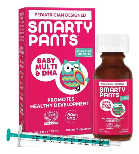 MULTI DHA 50 MG CON LUTEINA 250 MCG PARA BEBES 30 ML SIN GMO SMARTY PANTS