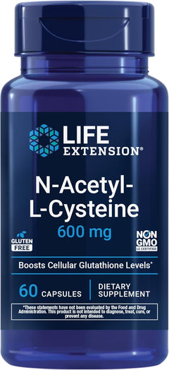 NAC 600 MG LIFE EXTENSION 60 CAPSULAS