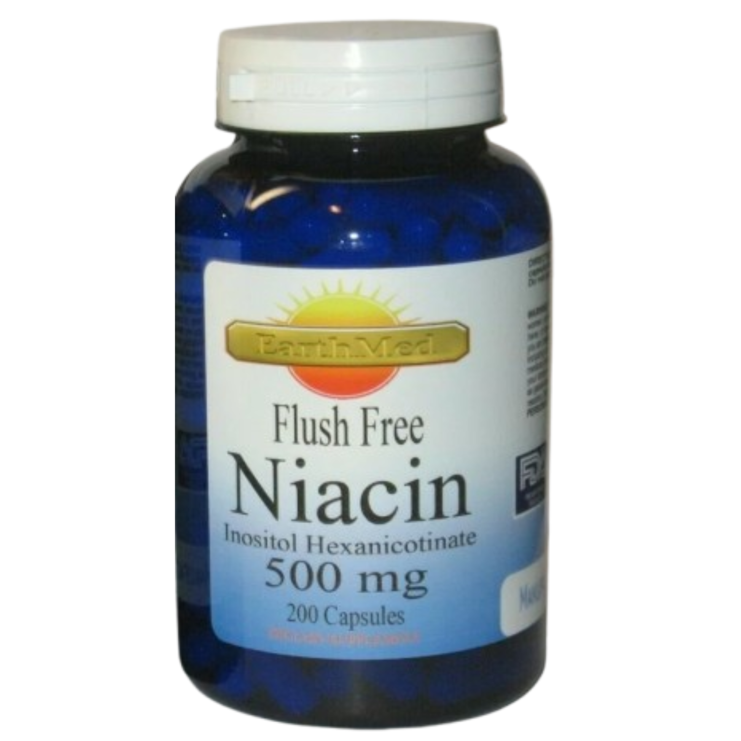 NIACINA FLUH FREE 500 MG 200 CAPSULAS EARTHMED