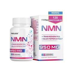 NMN MONONUCLEÓTIDO DE NICOTINAMIDA CON RESVERATROL 950 MG 120 MASTICABLES FRESLEES